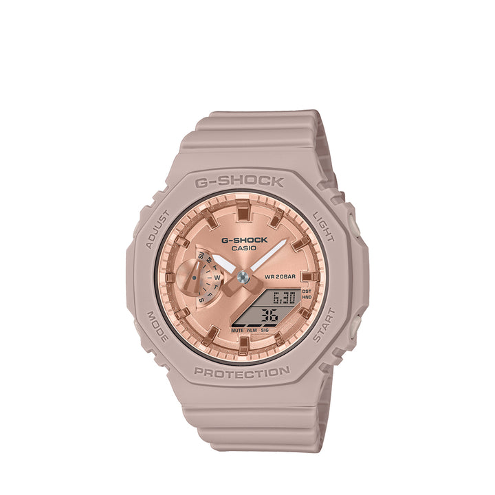 Casio G-Shock GMA-S2100MD-4ADR Analog Digital Pink Resin Strap Watch For Men