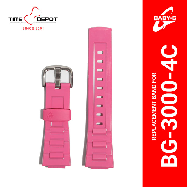 Casio Baby-G (10332145) Genuine Factory Replacement Watch Resin Band Pink