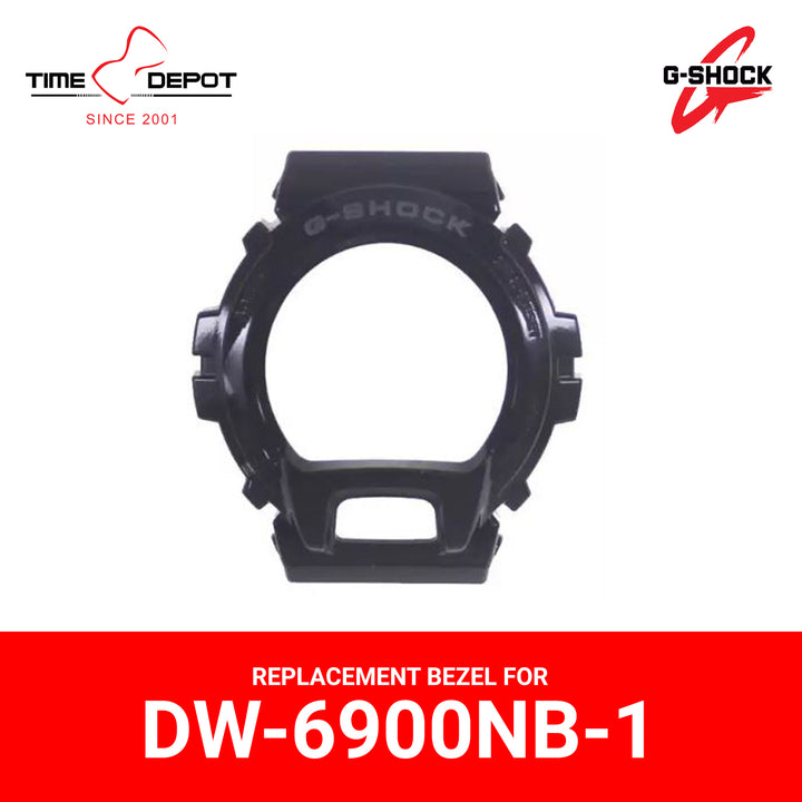 Casio G-Shock (10382286) Genuine Factory Replacement Watch Bezel Black