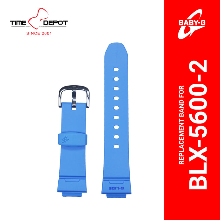 Casio Baby-G 10439755 Genuine Factory Replacement Watch Resin Band Blue