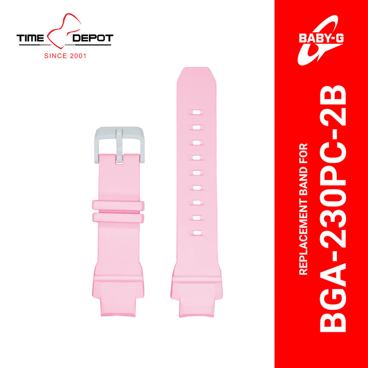 Casio Baby-G 10582634 Genuine Factory Replacement Watch Resin Band Pink