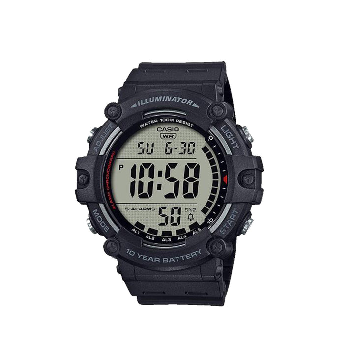 Casio AE-1500WH-1AVDF Standard Digital Black Resin Strap Watch For Men
