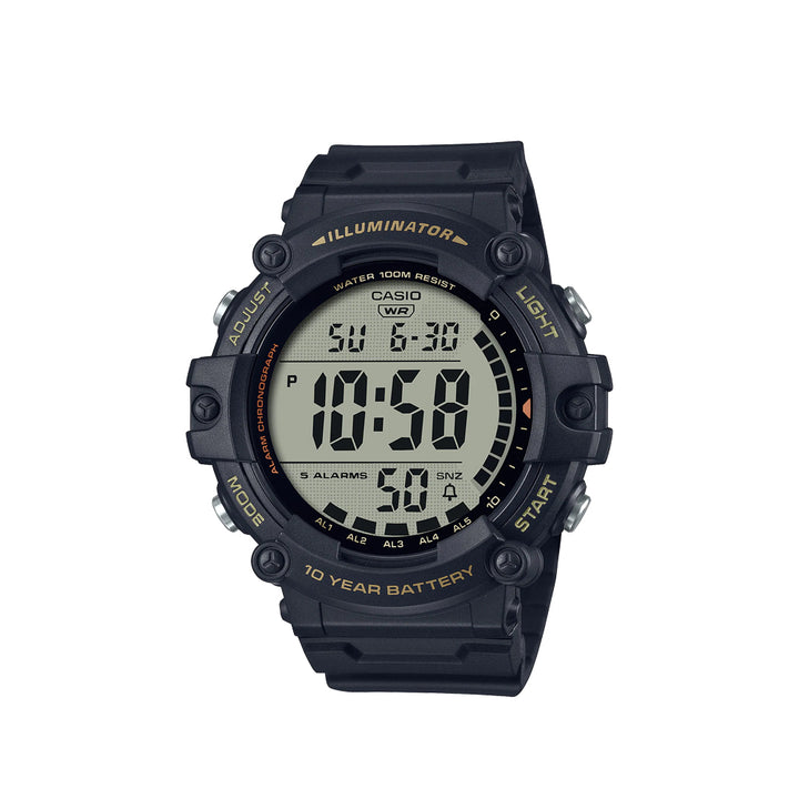 Casio AE-1500WHX-1AVDF Standard Digital Black Resin Strap Watch For Men