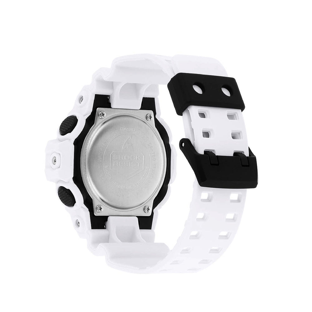 Casio G-Shock GA-700-7ADR White Analog Digital Resin Strap Watch For Men