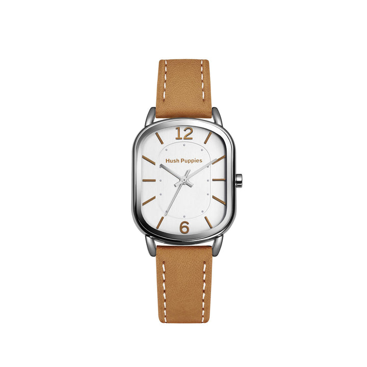Hush Puppies HP.3869L.2515 Brown Analog Leather Strap Watch For Women