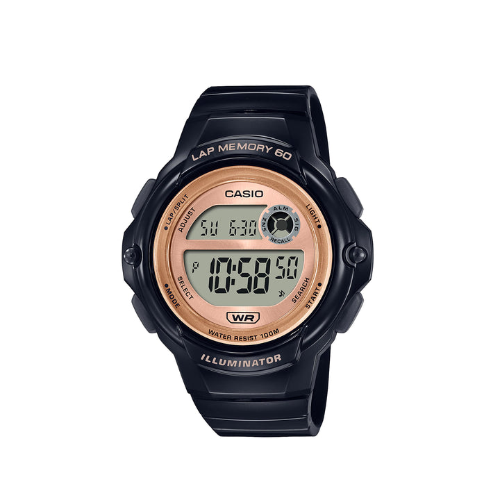 Casio LWS-1200H-1AVDF Black Digital Resin Strap Watch For Women