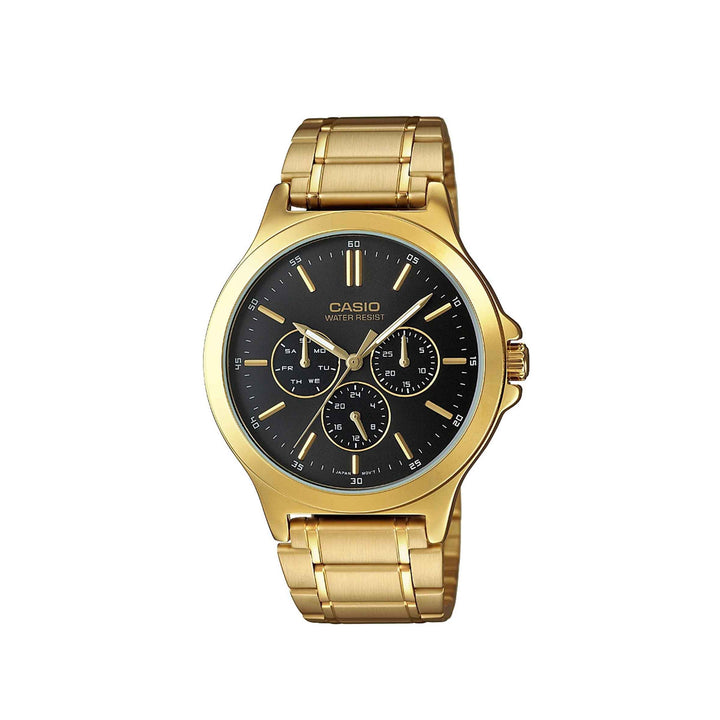 Casio MTP-V300G-1AUDF Analog Gold Stainless Steel Strap Watch For Men