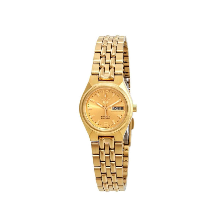 Seiko 5 SYMK36K1 Gold Automatic Stainless Steel Strap Watch For Women