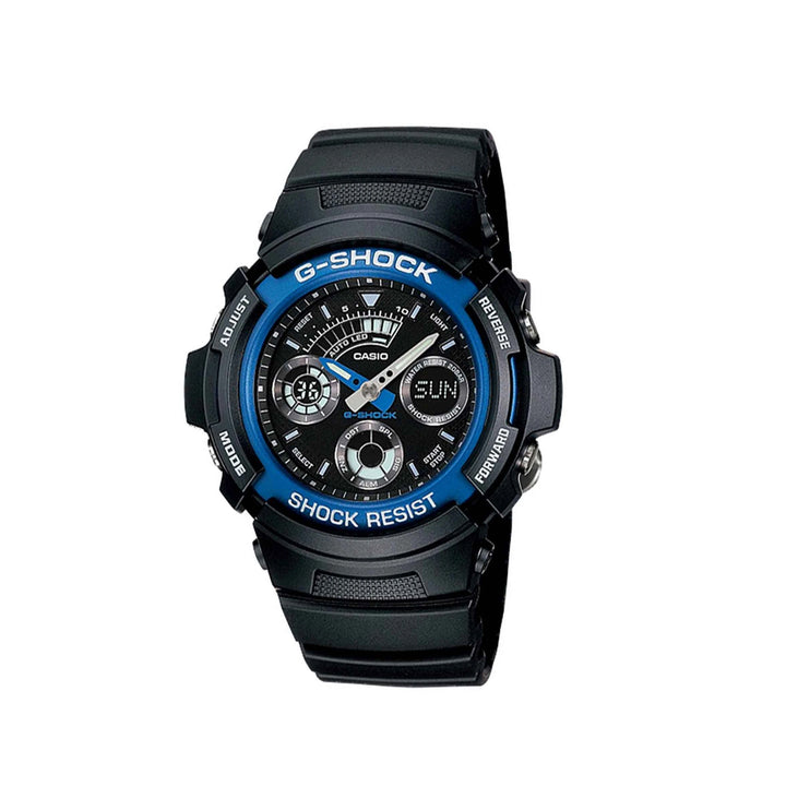 Casio G-Shock AW-591-2AHDR Black Analog Digital Resin Strap Watch For Men