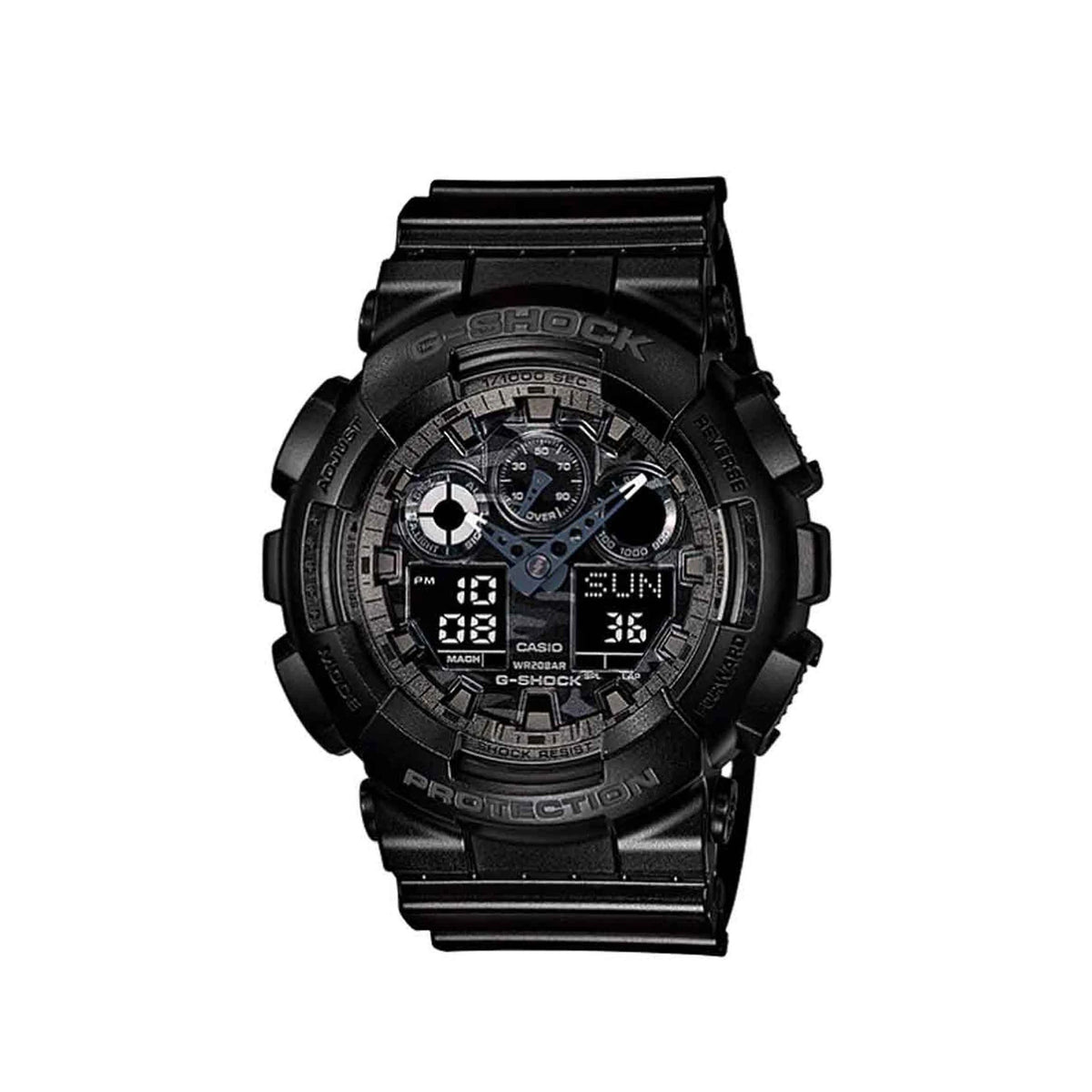 G Shock Ga 100 Set Analog Time Set Time In Gshock Ga100
