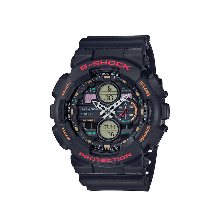 Casio G-Shock GA-140-1A4DR Black Analog Digital Resin Strap Watch For Men