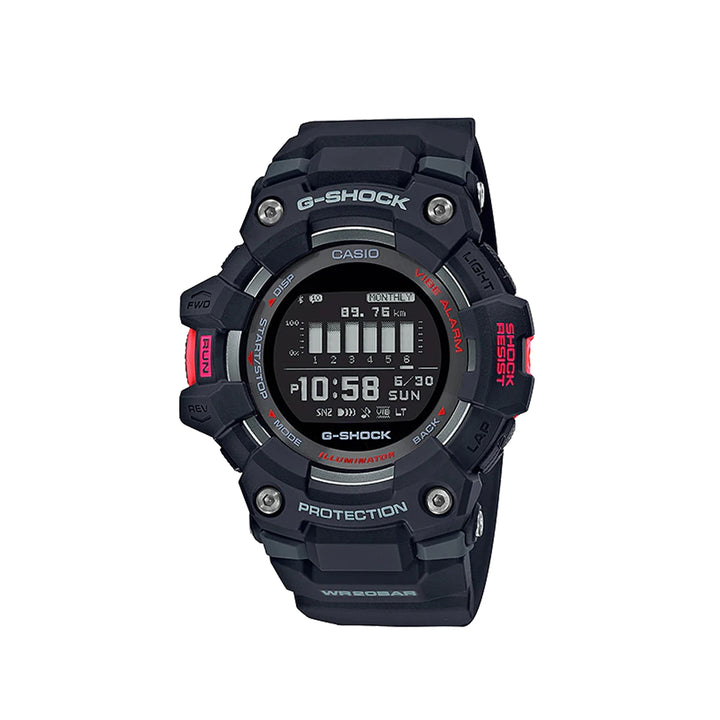 Casio G-Shock GBD-100-1DR G-Squad Digital Black Resin Strap Watch For Men