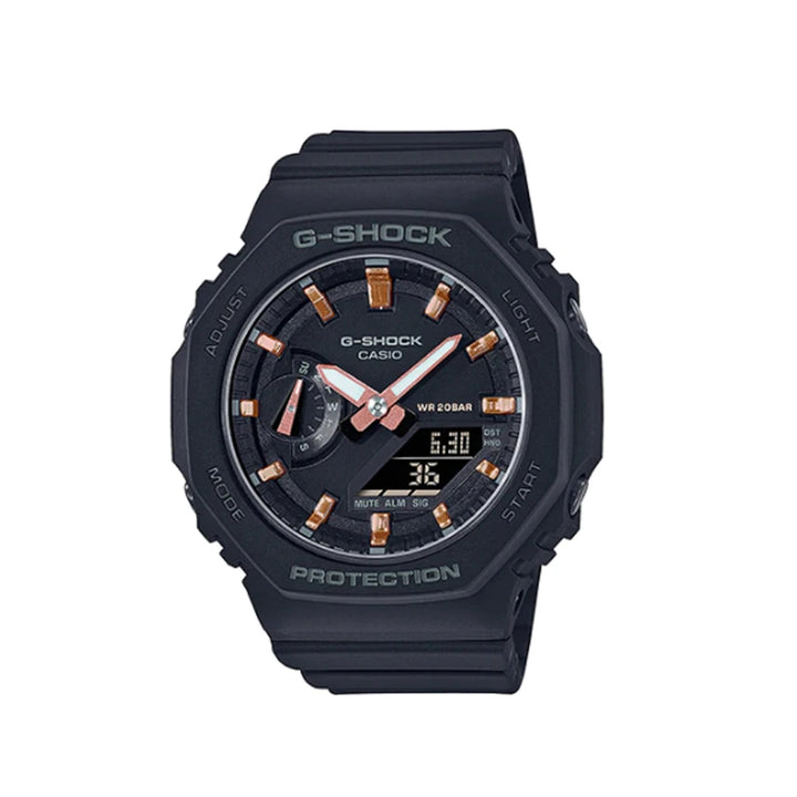 Casio G-Shock GMA-S2100-1ADR Analog Digital Black Resin Strap Watch For Men
