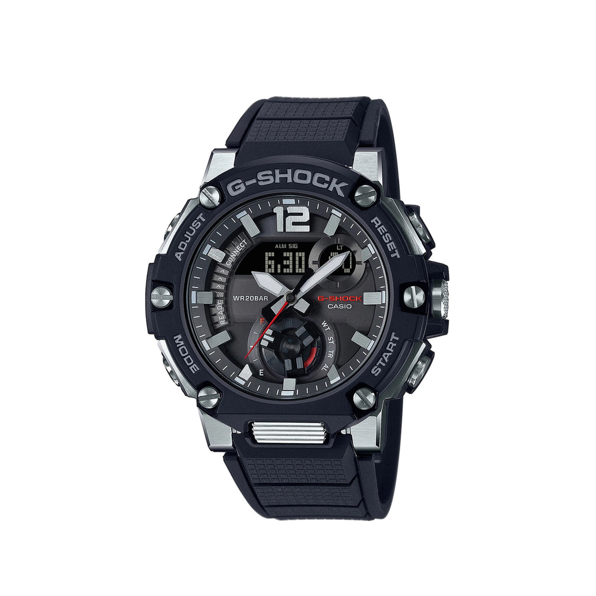 Casio G-Shock GST-B300-1ADR G-STEEL Analog Digital Black Resin