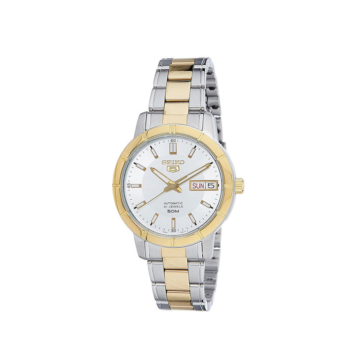Seiko 5 SNK892K1 Two-Tone Automatic Stainless Steel Strap Watch For Women