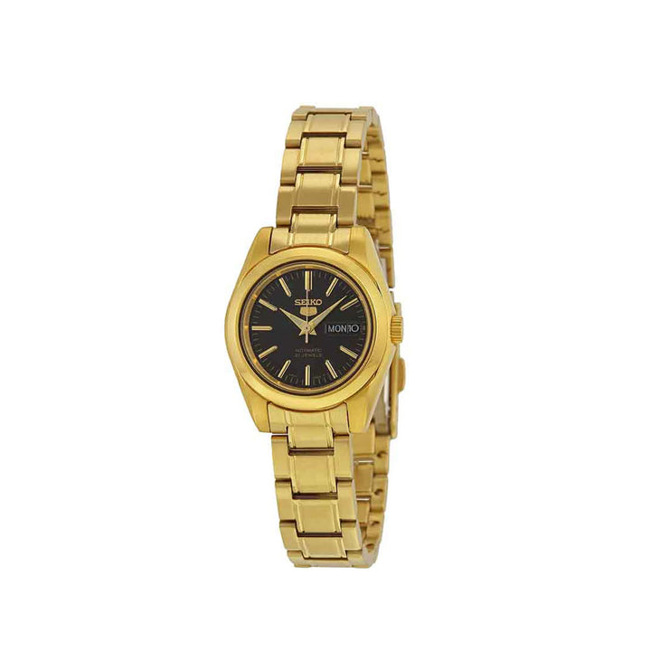 Seiko 5 SYMK22K1 Gold Automatic Stainless Steel Strap Watch For Women