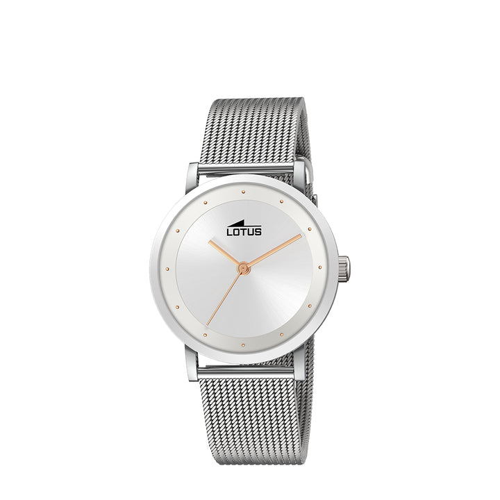 Lotus 18790/1 Analog Silver Stainless Steel Strap Watch For Women