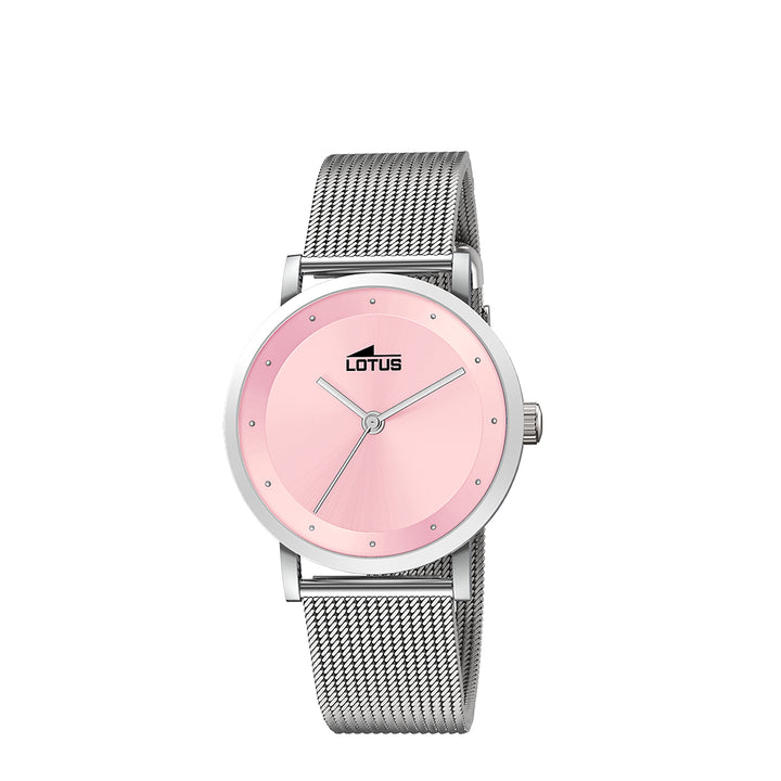 Lotus 18790/3 Analog Silver Stainless Steel Strap Watch For Women