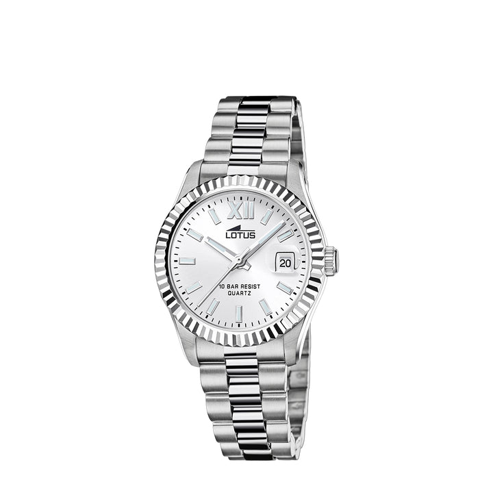 Lotus 18930/1 Analog Silver Stainless Steel Strap Watch For Women
