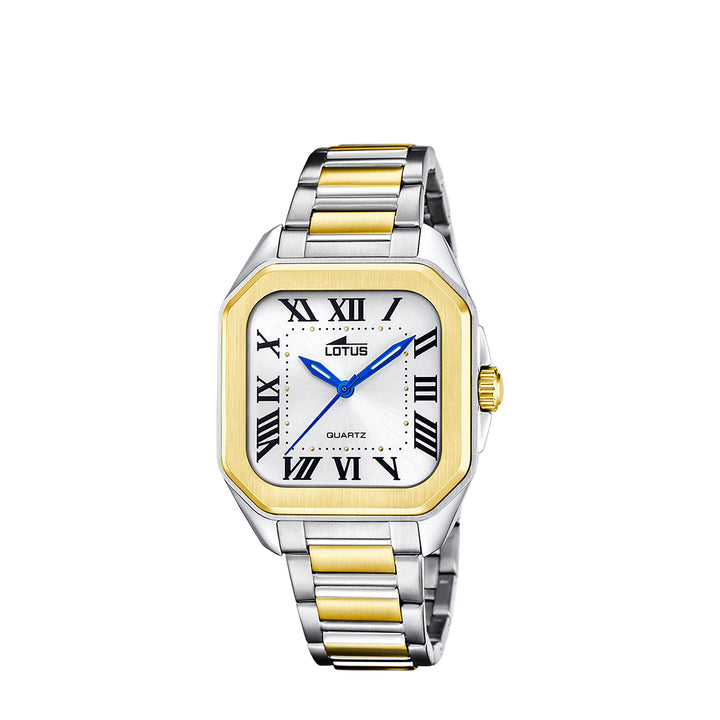 Lotus 18969/1 Analog Two Tone Stainless Steel Strap Watch For Women