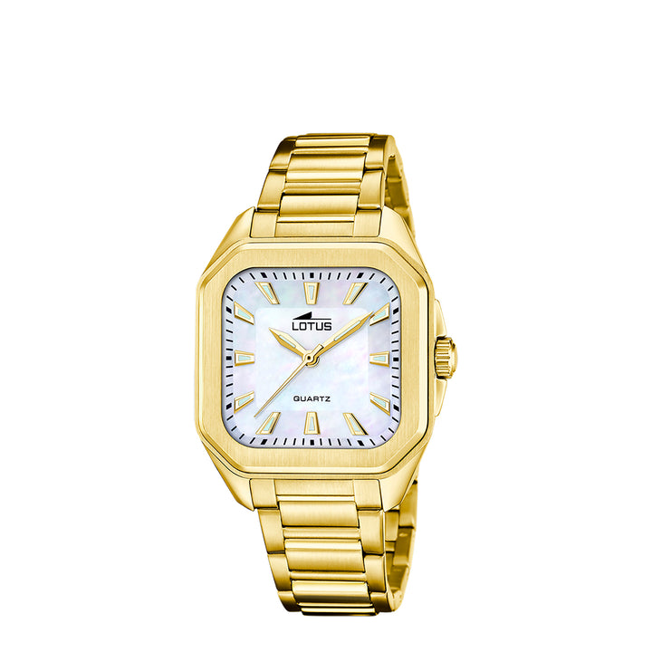 Lotus 18970/2 Analog Gold Stainless Steel Strap Watch For Women