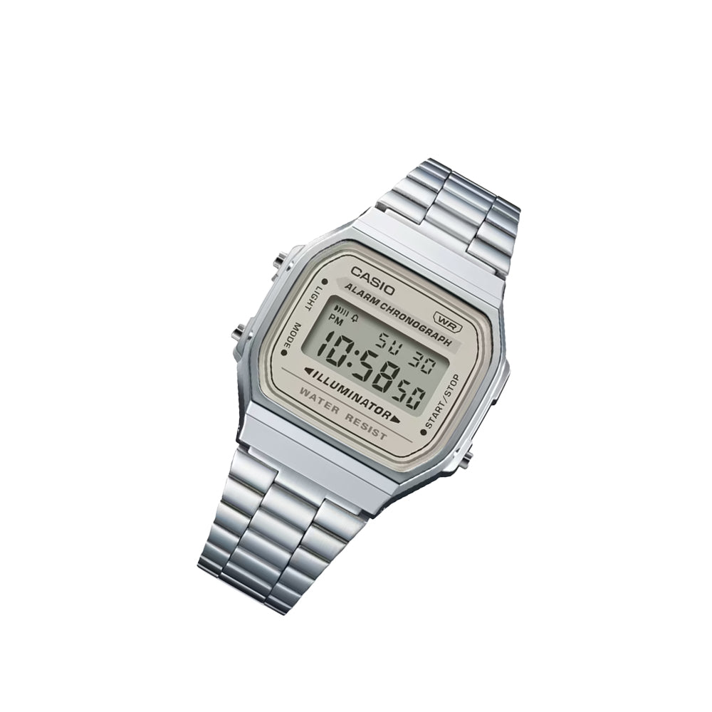 Casio A168wa Silver Casio Digital Watch Casio A168WA-8AYDF Vintage