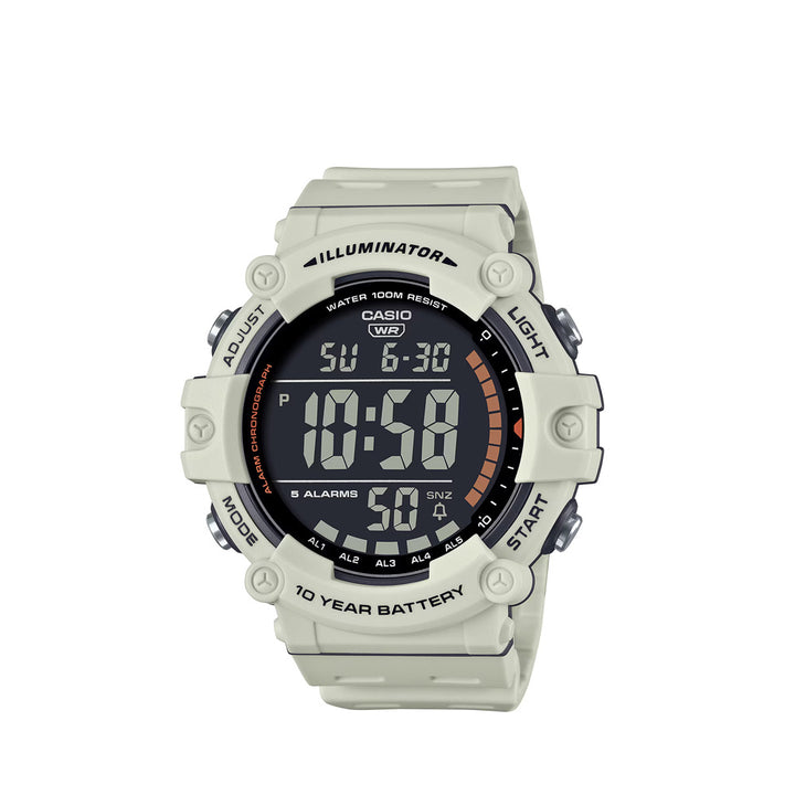Casio AE-1500WH-8B2VDF Standard Digital White Resin Strap Watch For Men