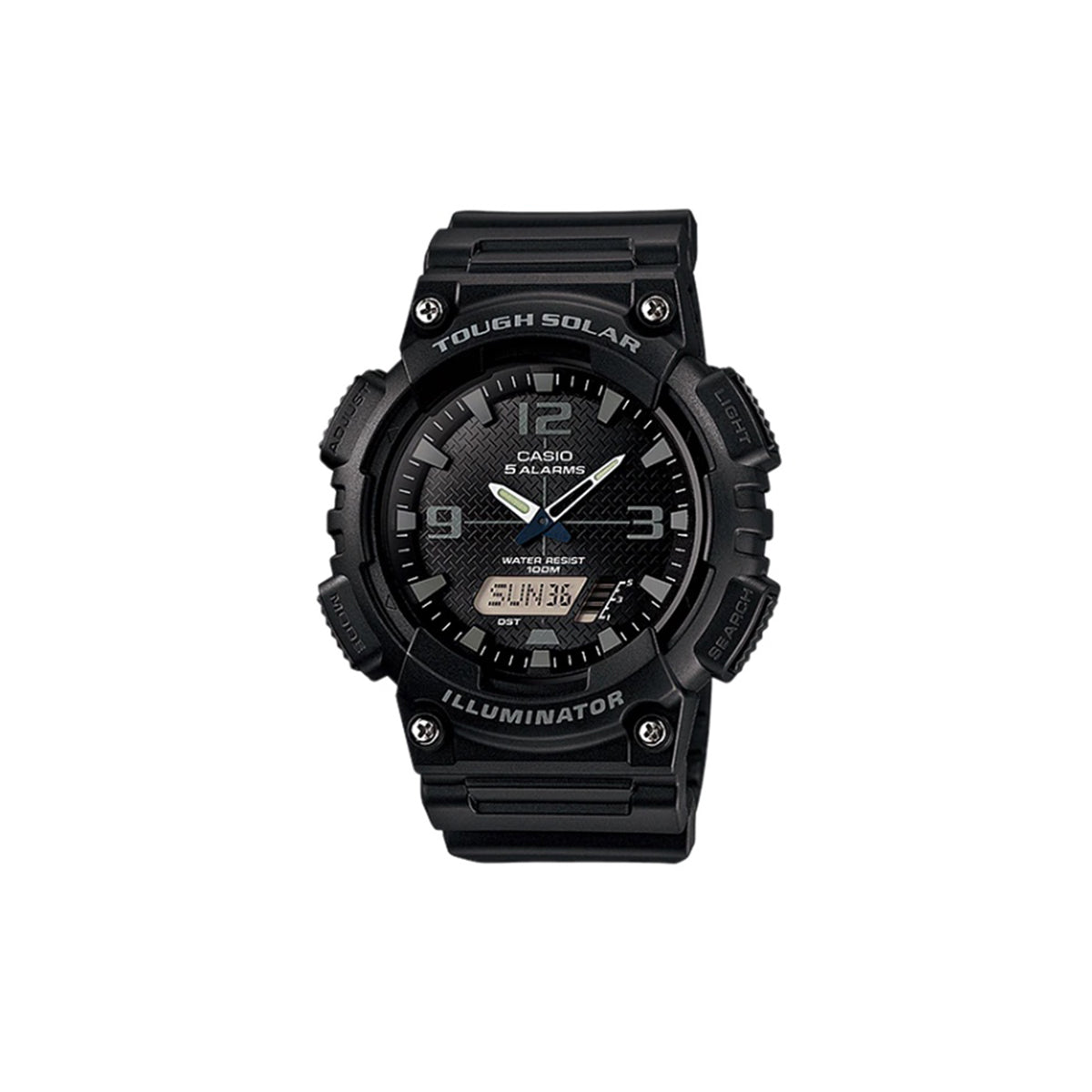 Casio AQ-S810W-1A2VDF Analog Digital Black Resin Strap Watch For