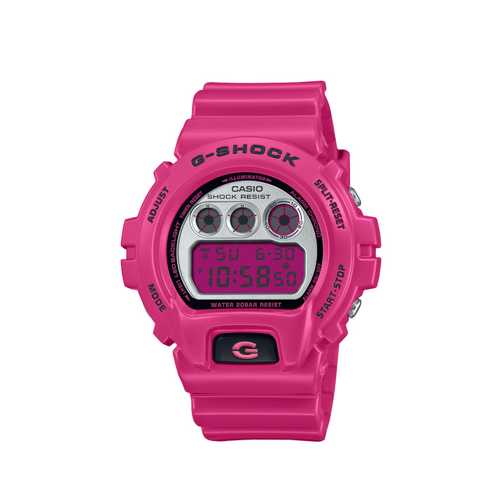 Casio G-Shock DW-6900RCS-4DR Digital Pink Resin Strap Watch For Men