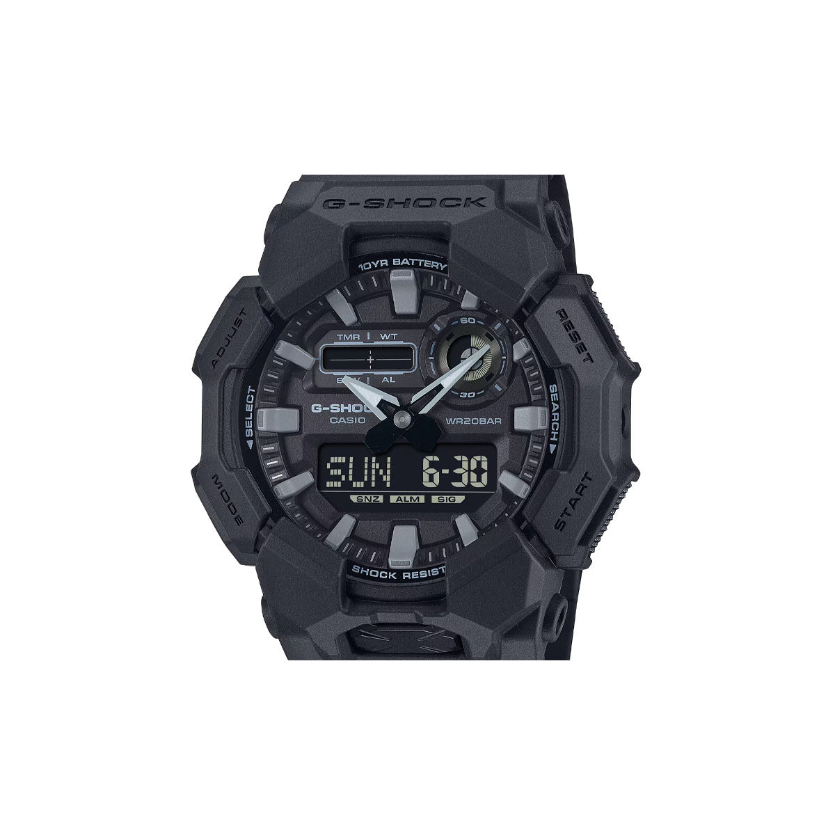 Casio G-Shock GA-010-1A1DR Analog-Digital Black Resin Strap Watch For Men
