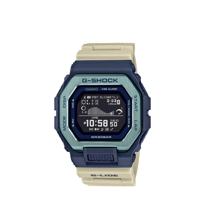 Casio G-Shock GBX-100TT-2DR Digital White Resin Strap Watch For Men