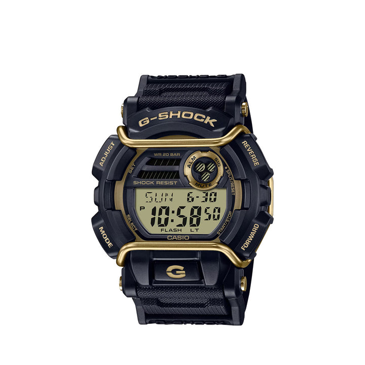 Casio G-Shock GD-400GB-1B2DG Digital Black Resin Strap Watch For Men
