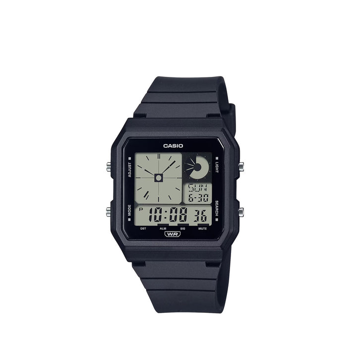 Casio LF-20W-1ADF Digital Black Resin Strap Watch For Men
