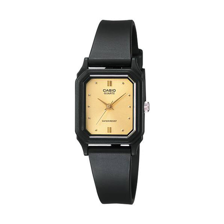 Casio LQ-142E-9ADF Standard Analog Black Resin Strap Watch For Women