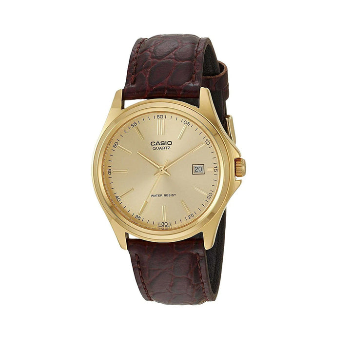 Casio MTP-1183Q-9ADF Analog Brown Leather Strap Watch For Men