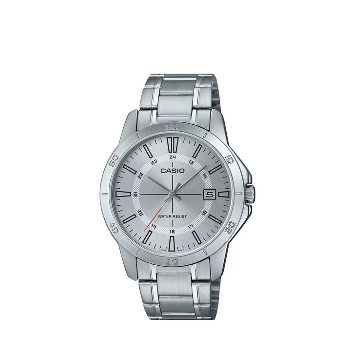 Casio MTP-V004D-7CUDF Analog Silver Stainless Steel Strap Watch For Men