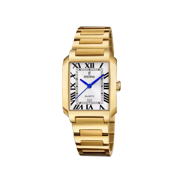 Festina F20680/1 Analog Gold Stainless Steel Strap Watch For Women