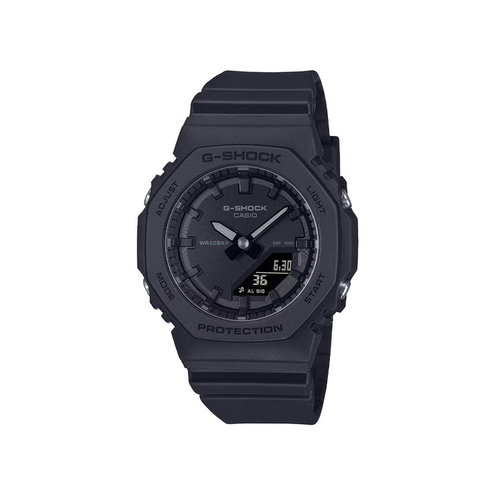 Casio G-Shock GMA-P2100BB-1ADR Analog-Digital Black Resin Strap Watch For Men