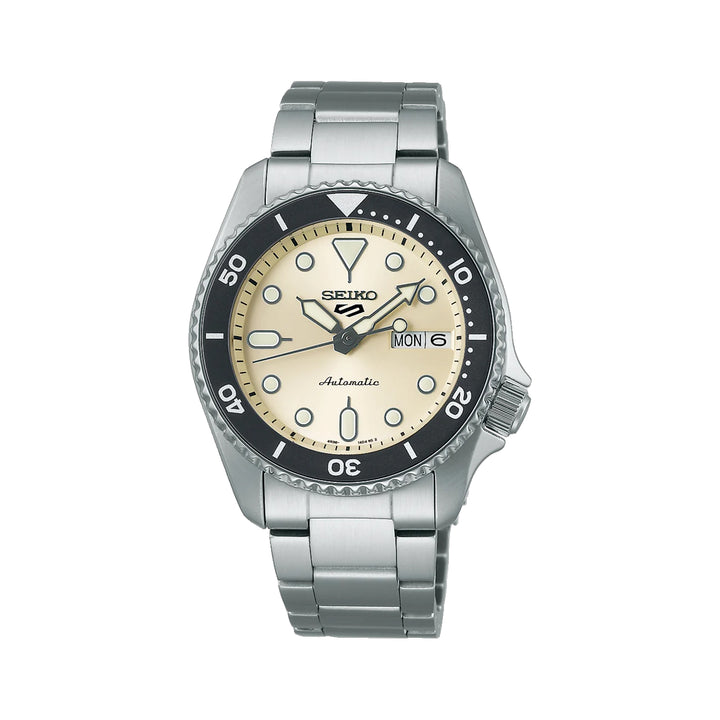 Seiko 5 Sports SRPK31K1 Automatic Silver Stainless Steel Strap Watch For Men