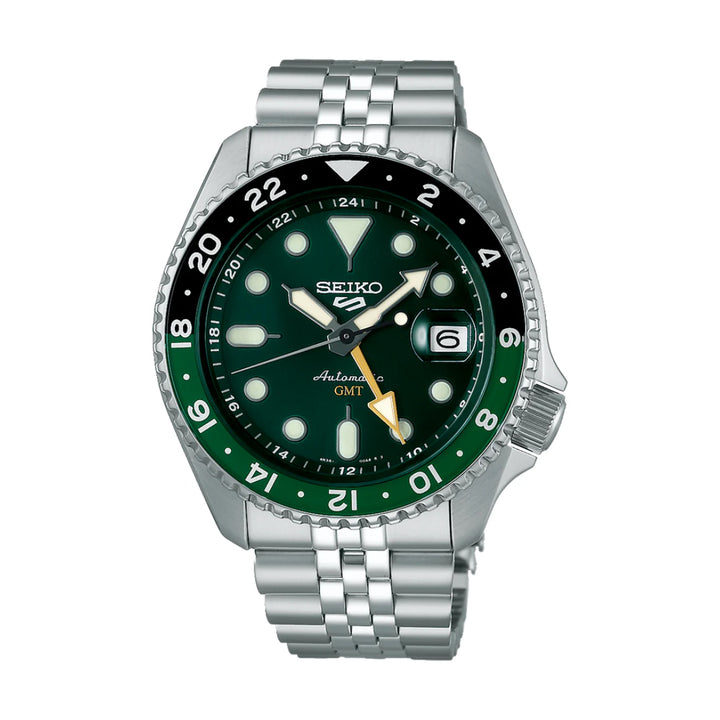 Seiko 5 Sports SSK035K1 Automatic Silver Stainless Steel Strap Watch For Men