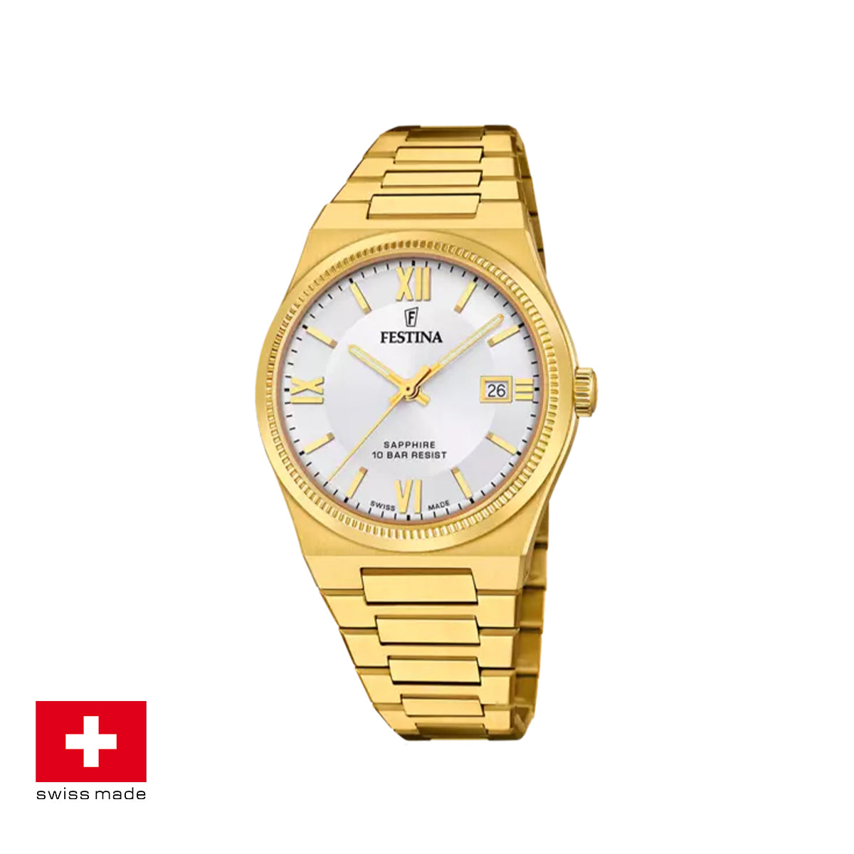 Festina 18k gold watch hotsell