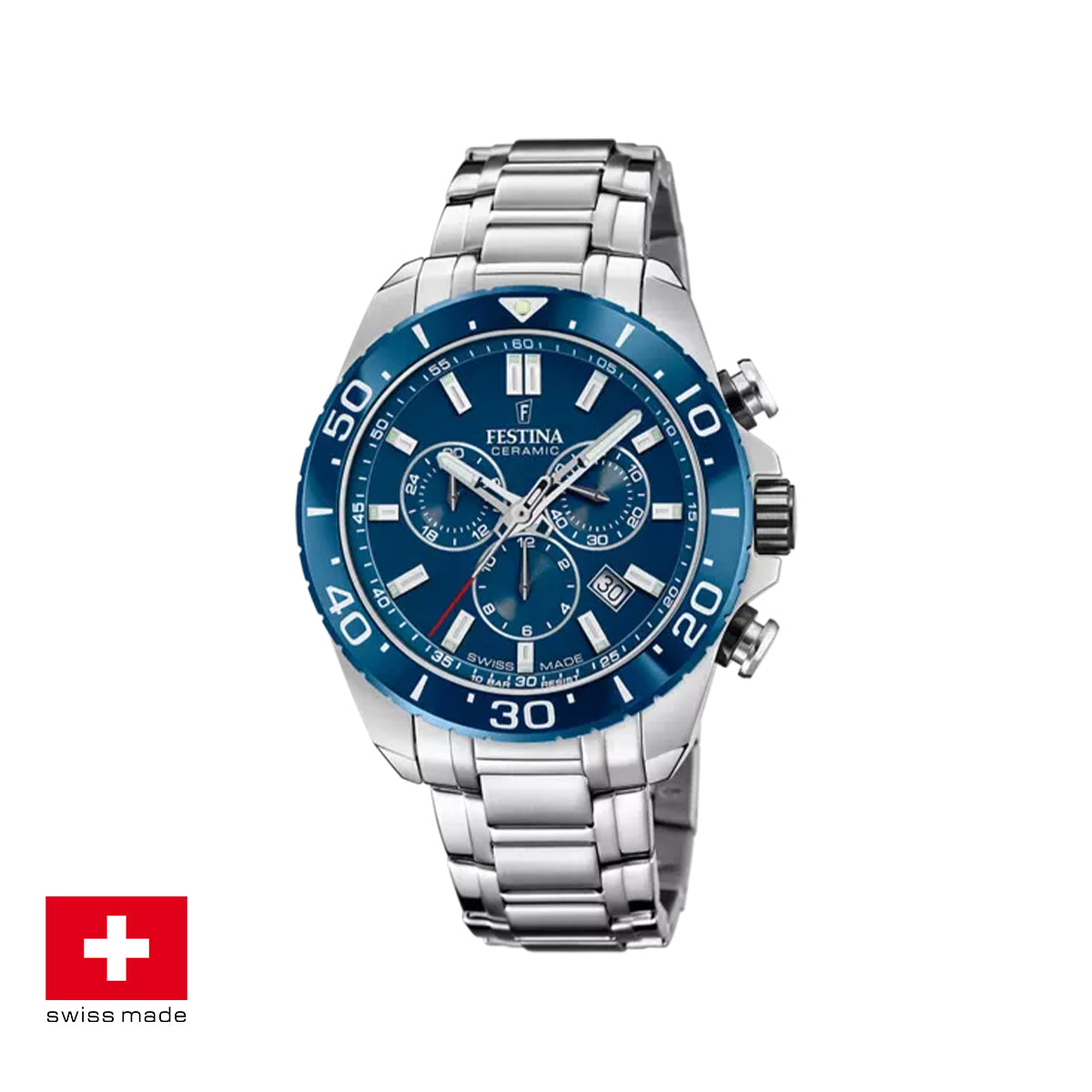 Chronograph Horloge Stainless Steel Lorus Men's Watch Lorus Solar