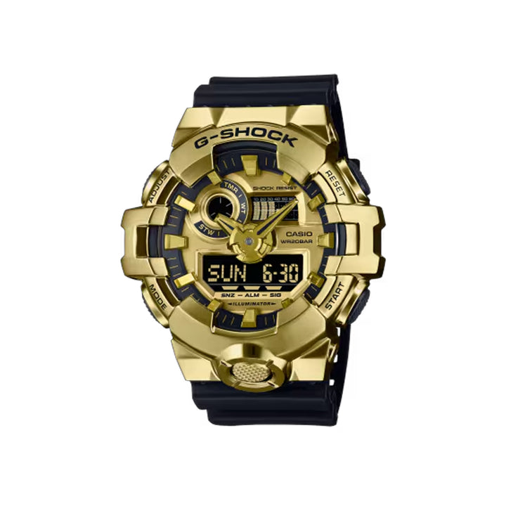 Casio G-Shock GM-700G-9ADR Analog Digital Black Resin Strap Watch For Men