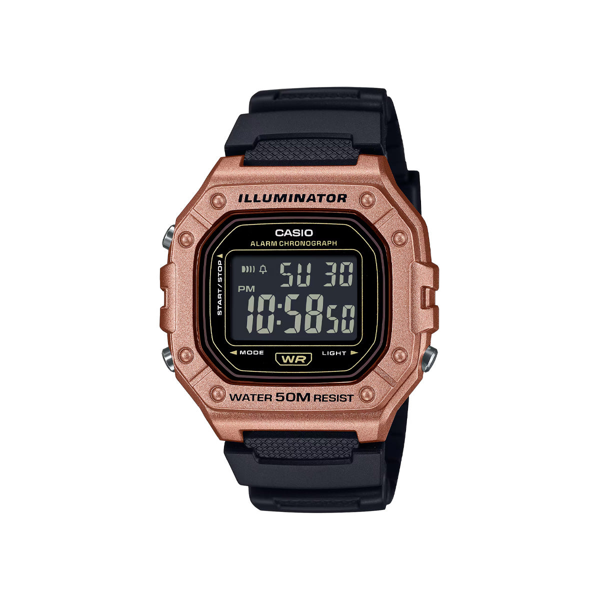 W 218h Casio Watch Water Resist 50m Casio W-218HM-5BVDF
