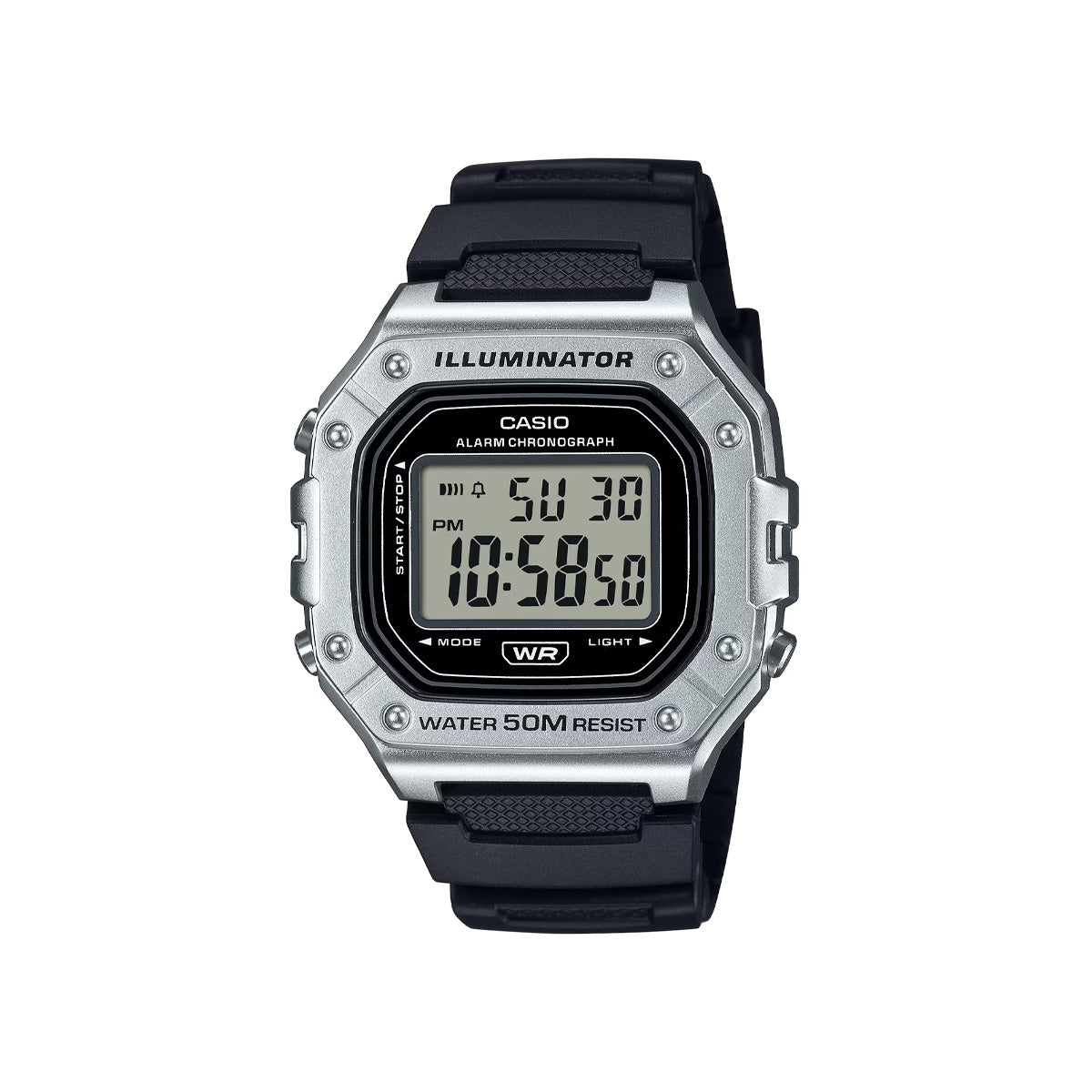 Casio W218 Casio Illuminator Water Resist 50m Casio Digital Watch