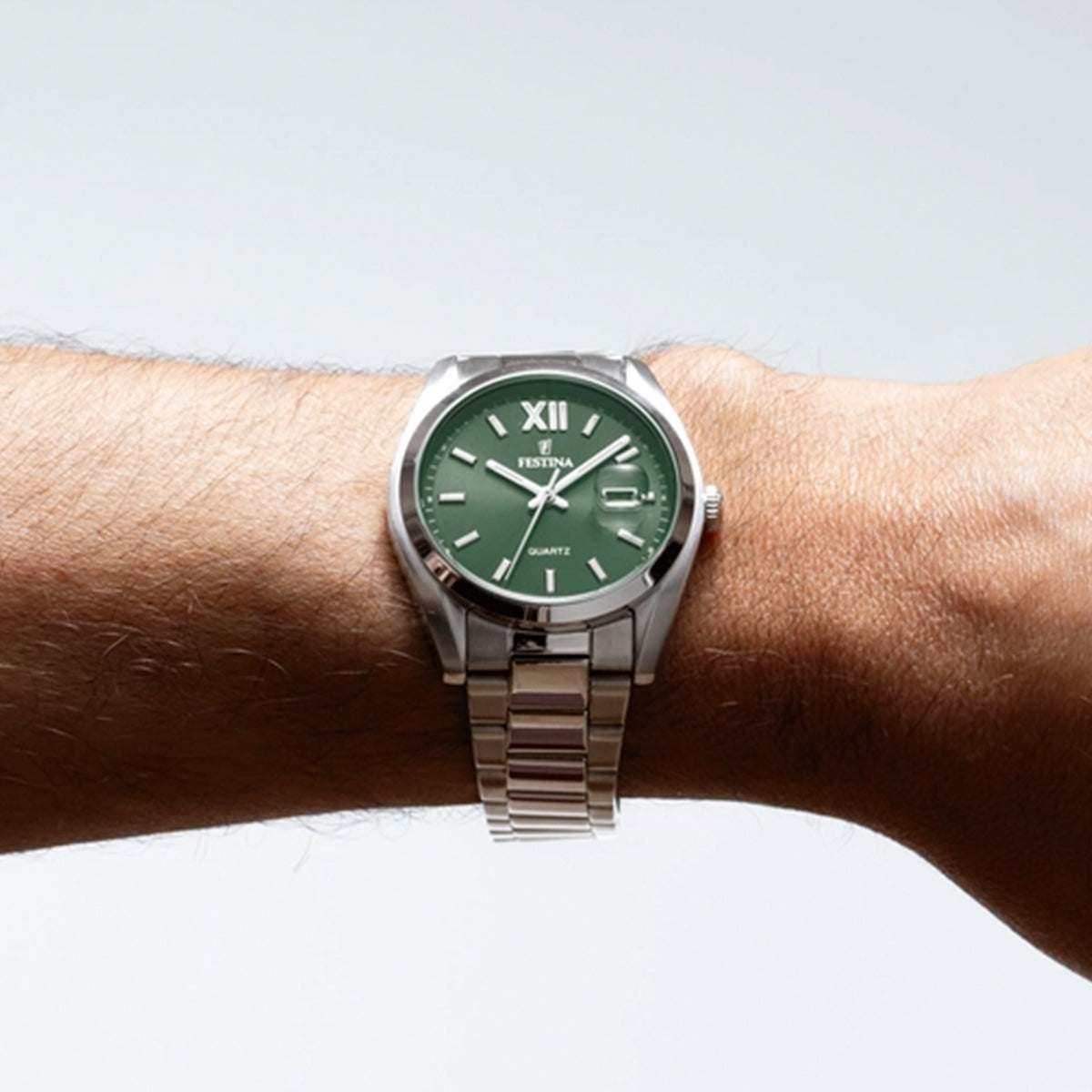 Festina F20707/5 Analog Silver Stainless Steel Strap Watch For Men