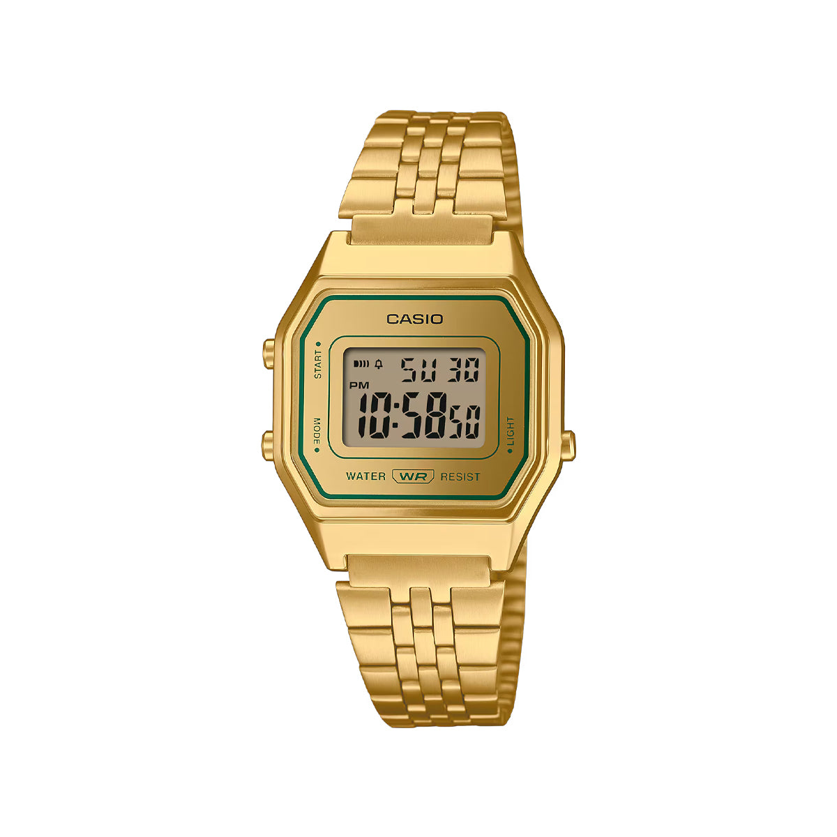 Casio LA680WEGV-9ADF Vintage Digital Gold Stainless Steel Strap