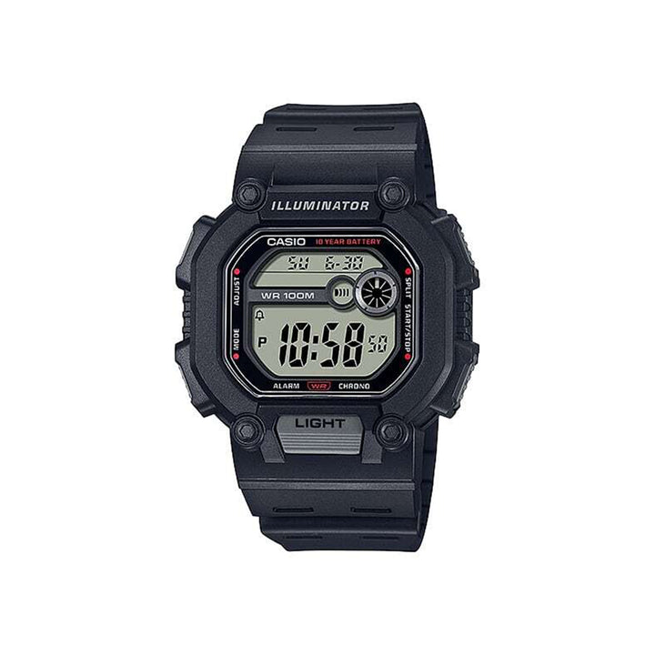 Casio W-737H-1AVDF Standard Digital Black Resin Strap Watch for Men