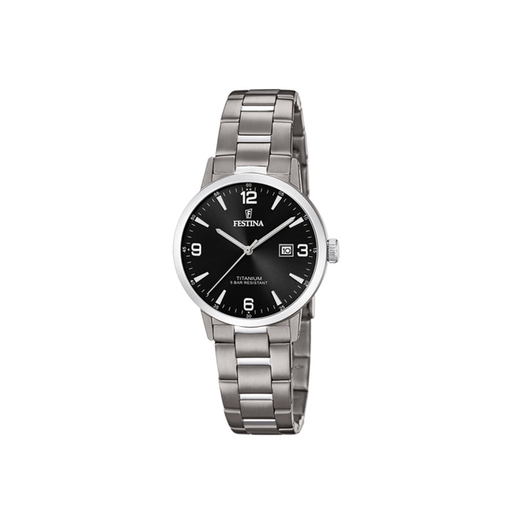 Festina F20436/3 Analog Grey Titanium Strap Watch For Women