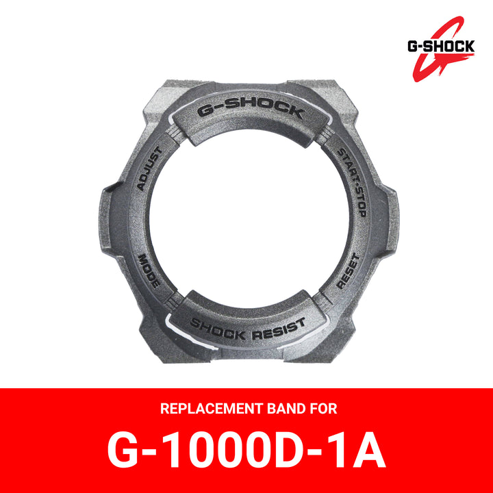 Casio G-Shock (10287151) Genuine Factory Replacement Watch Resin Bezel Grey